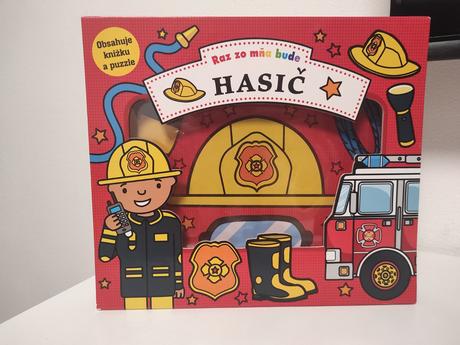 Kniha hasič+puzzle,