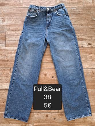 Široké rifle, pull&bear,38