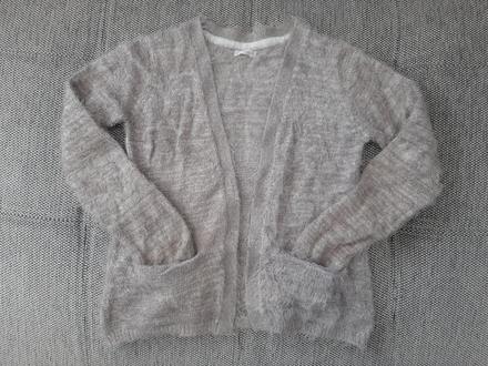 Sivý sveter 146/152., 146