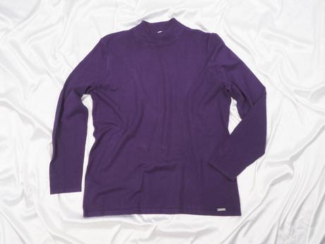 Kvalitný fialový pulover frank walder, 44