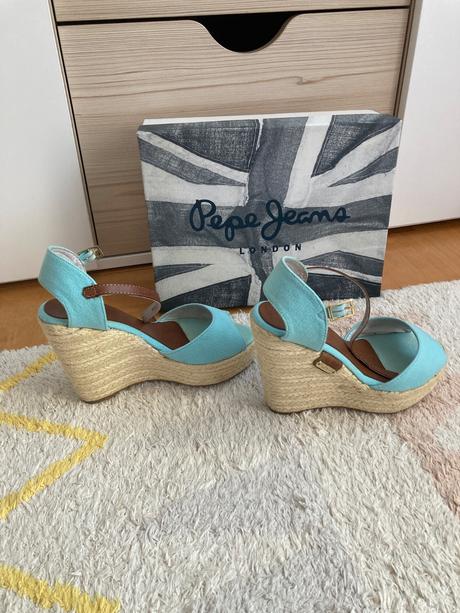 Pepe jeans sandale na platforme, pepe jeans,37