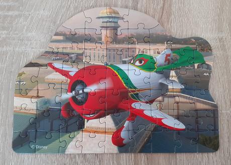 Puzzle 4+ lietadlá planes 4x54 ks,