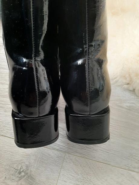 Kožené lakované topanky 41, lasocki,41