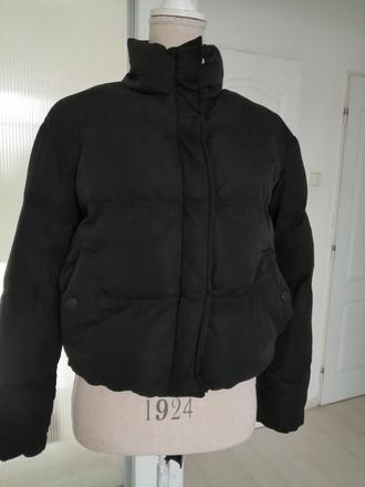 Bundička dievčenska zimna presivana čierna vel. xs, xs