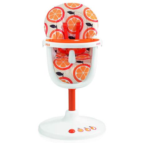 Stolička na kŕmenie 3sixti2 highchair orange squas,