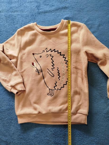 Flísová mikina s ježkom, pepco,116