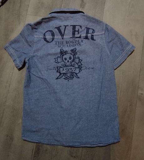 Košeľa s krátkym rukávom benetton, benetton,140