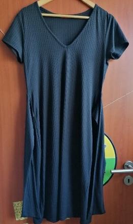 Sivé šaty na bežné nosenie, s