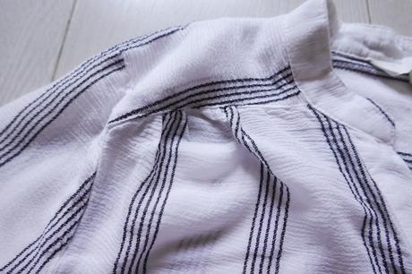 Jemná bavlnená blúzka h&m, h&m,36