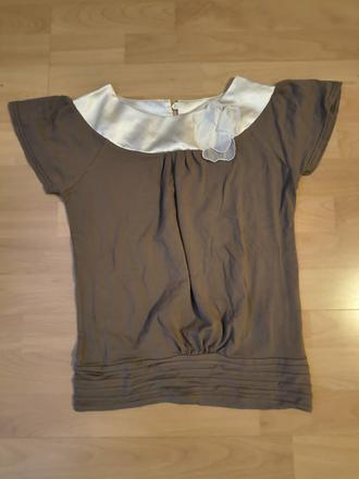 Hnedé elegantné tričko, orsay, m, orsay,m