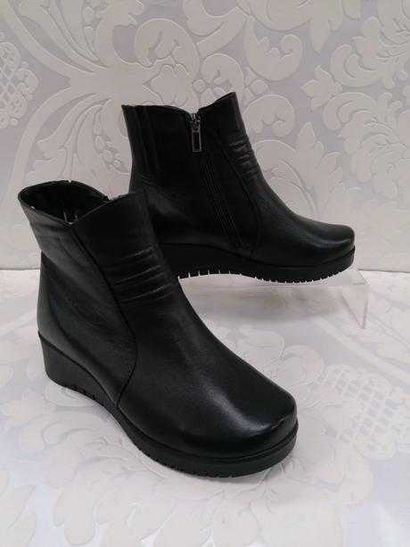 Dámske kožené zimné topánky 19070477 z, 36