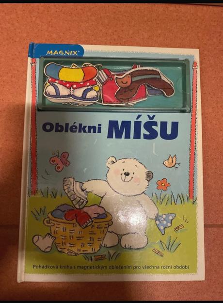 Kniha oblekni míšu s magnetkami, 