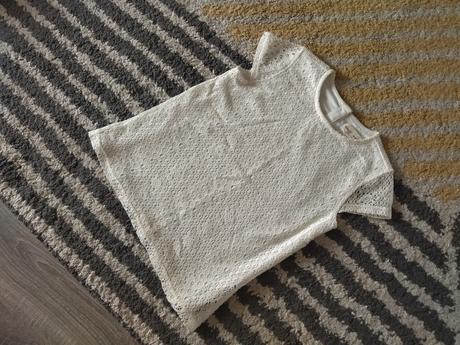 Čipkovaný top lindex, lindex,128