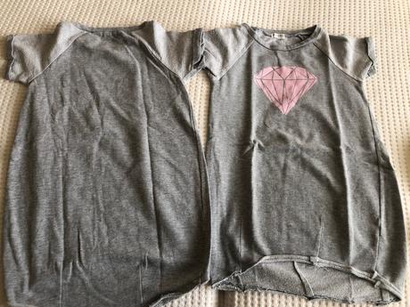 134 teplákové šaty reserved pre dvojičky, 134