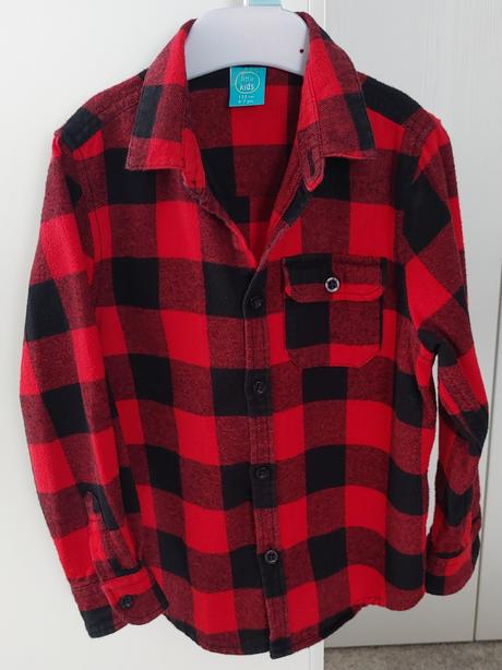 Flanelová košeľa veľ. 122, pepco,122