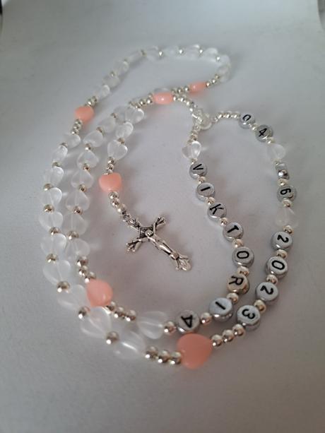 Ruženec s menom a dátumom e194,