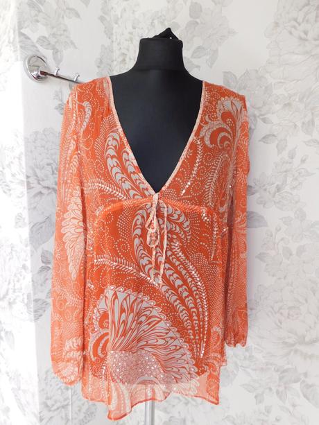 Kvalitna hodvabna bluzka, 42