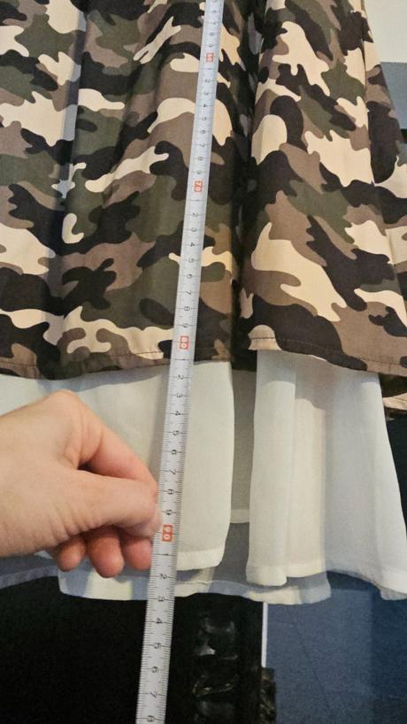 Šatt mini kamuflážové maskáčové šaty, only,s