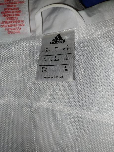 Vetrovka pre futbalistu, adidas,164