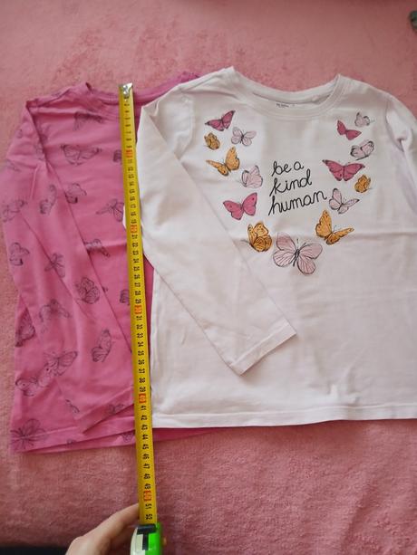 Tricko motyle 2ks  dlhy rukav 126, sinsay,128