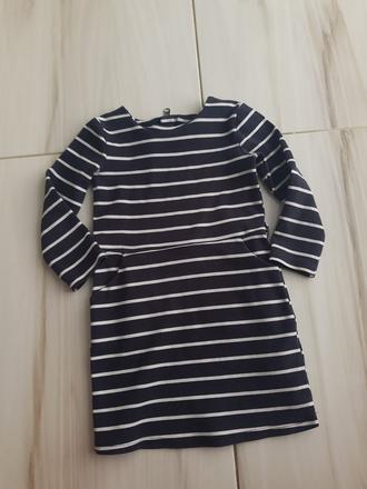 Detské pásikavé šaty 98/104 h&m, h&m,98