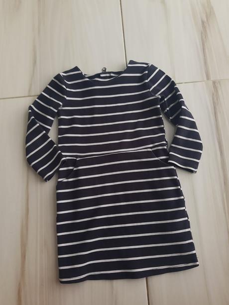 Detské pásikavé šaty 98/104 h&m, h&m,98