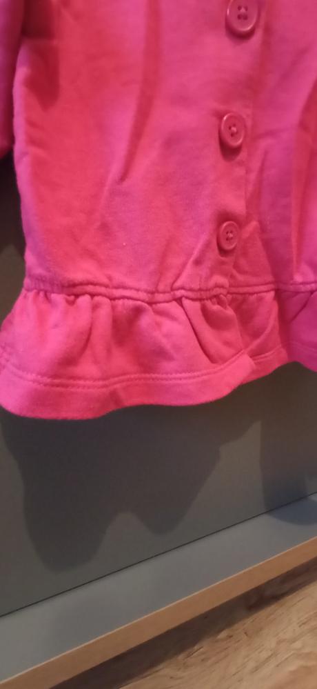 Svetrík s volánikmi pre bábätko veľ 62 (3-6 m), 62