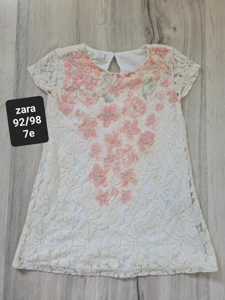 Zara saty cipkovane, zara,98