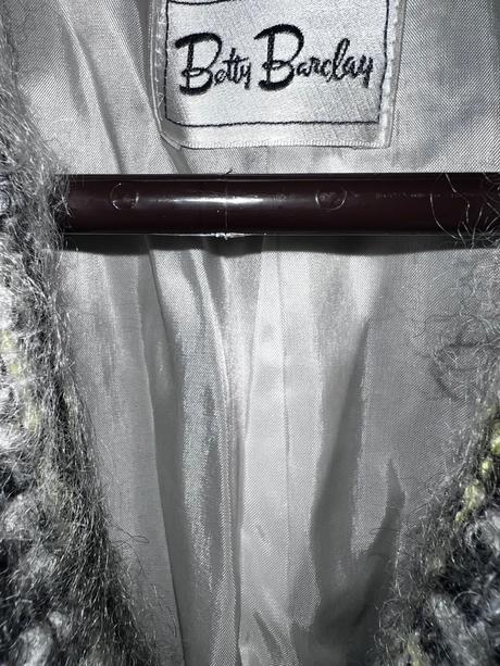 Betty barclay vlneny moherovy kabat vel.38, m