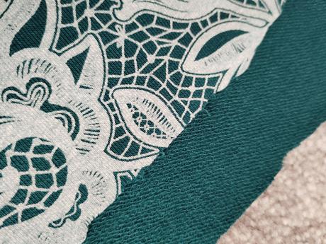 Látka teplákovina,