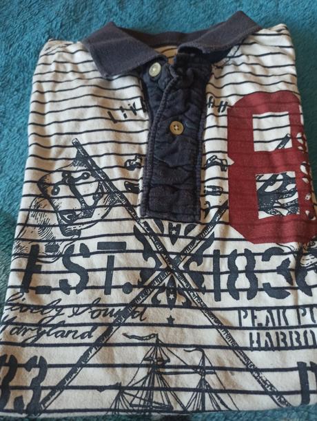 Tričko, pirátske, krátky rukav, old navy,146