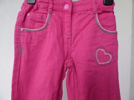 Ružové nohavice, c&a,122