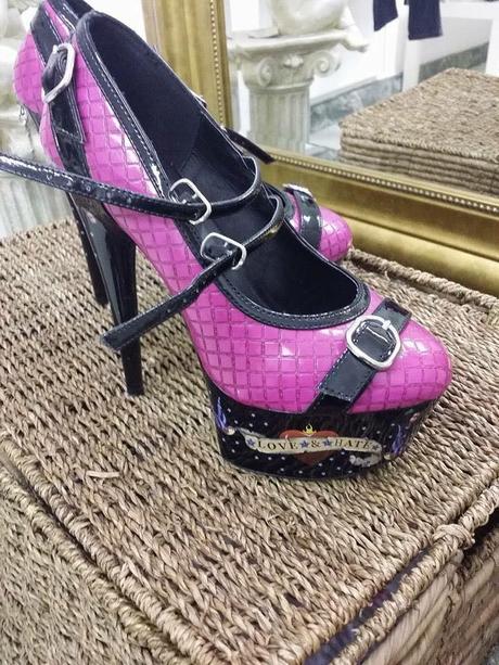 Extravagantné lodičky ružové - 37, 37