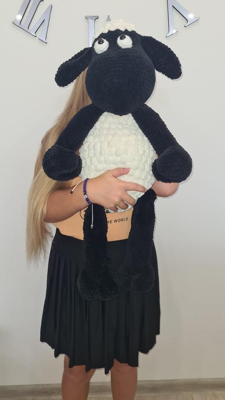 Ovečka shaun - háčkovaná, 