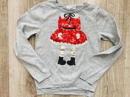 Pulover pleteny šaty vian.6-8 rokov, h&m,122