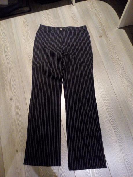 Prúžkované nohavice, h&m,38