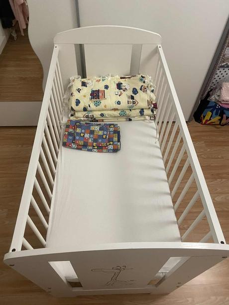 Detská postieľka, šírka (cm): 60,dĺžka (cm): 120