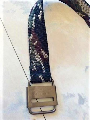 Plátenný maskáčový opasok,