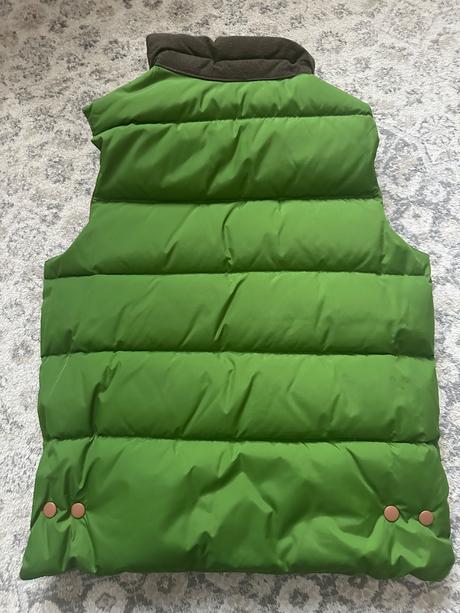 Obojstranná pérová vesta 9-10 rokov, zara,140