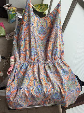 Letny overal farebny vzorovany 42 boho etno hippie, atmosphere,42