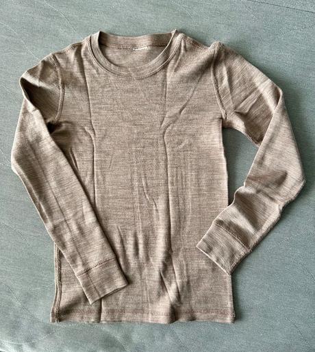 Merino tričko s dlhými rukávmi lindex, lindex,140