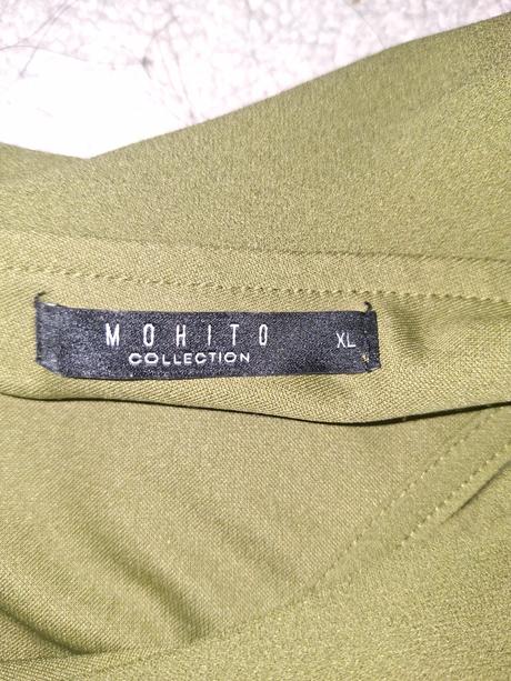 Zelene saty po kolena, mohito,xl
