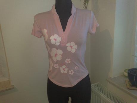 Ružove tričko pre slečnu alebo damu, s