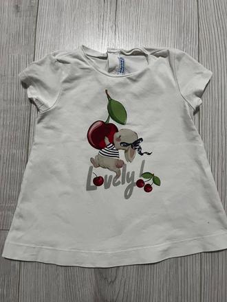 Lovely tričko so zajkom, mayoral,86