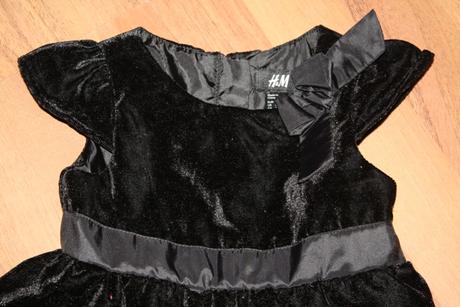 Zamatové šaty, h&m,98