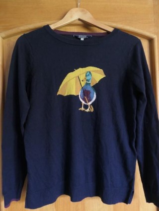 Joules original luxusny bavlneny krasny sveter m, m