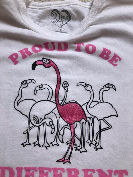 Tricko s plameniakmi - top stav, 158