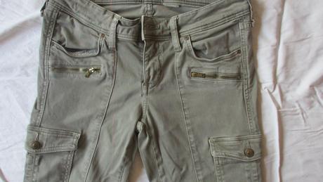 Elastické rifle denim č. 36, h&m,36