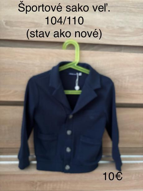 Športové sako original marines veľ. 104/110, original marines,104