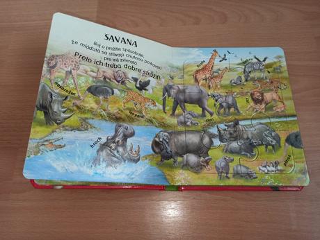Zvieratka a ich mladata puzzle kniha,